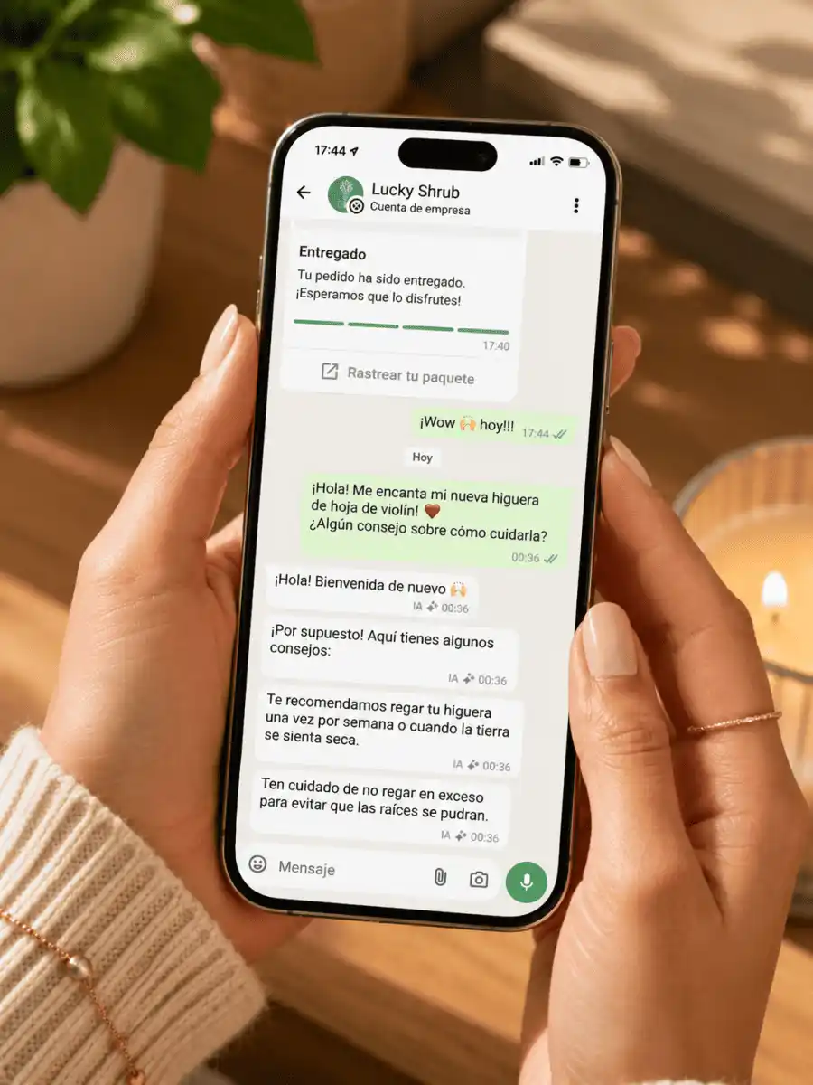 Automatización de conversaciones de WhatsApp Business con inteligencia artificial